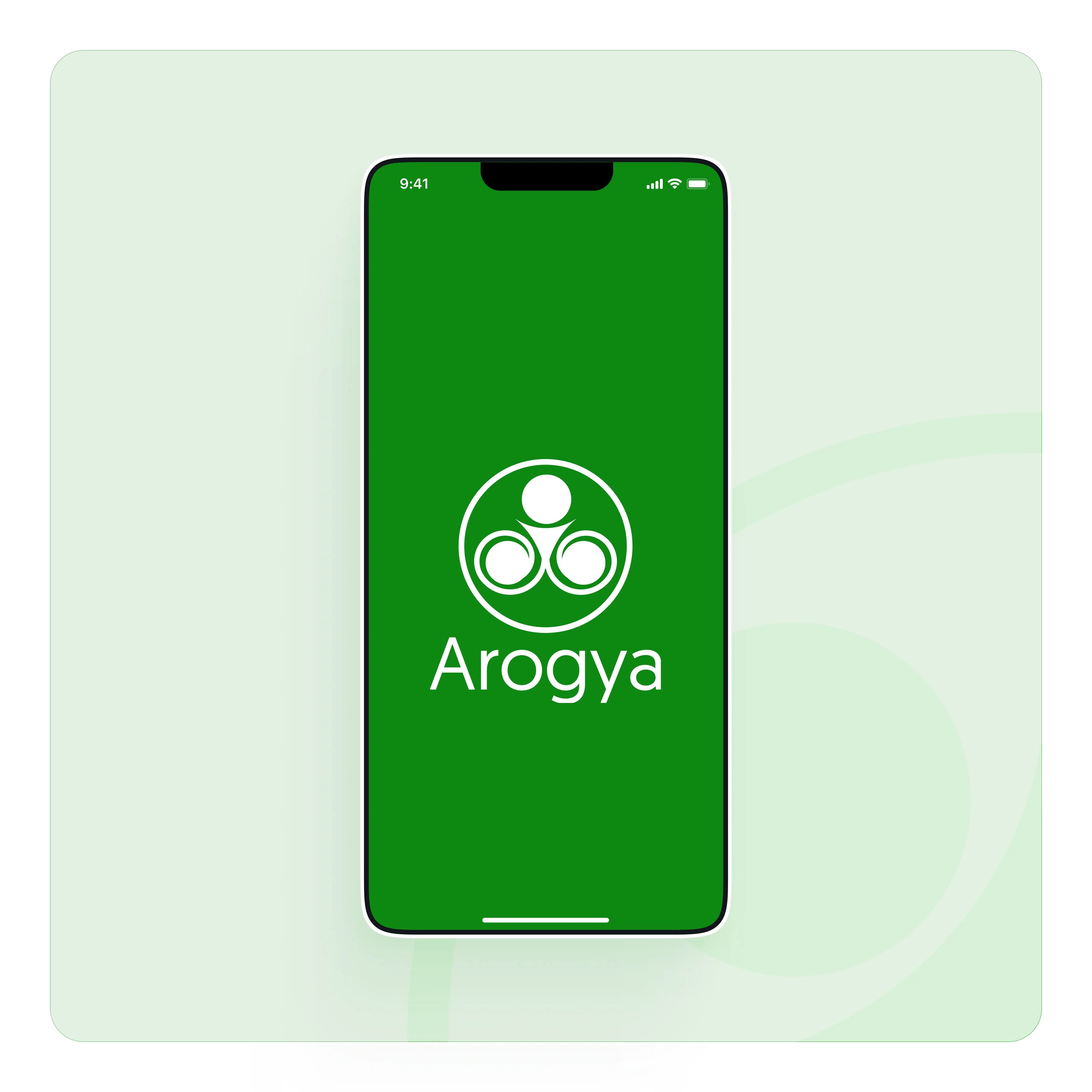 Mobile app splashscreen preview