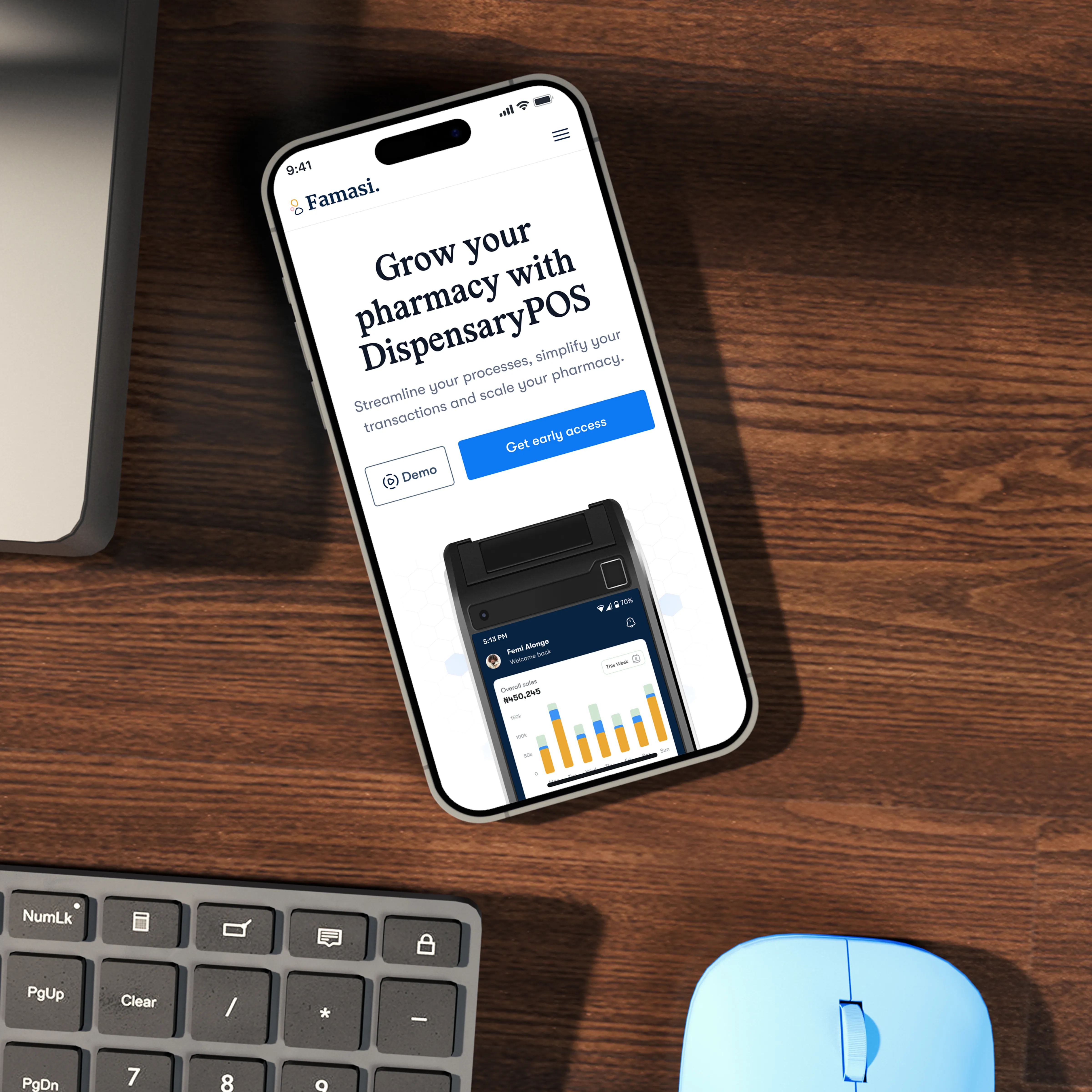 Mobile landing page preview
