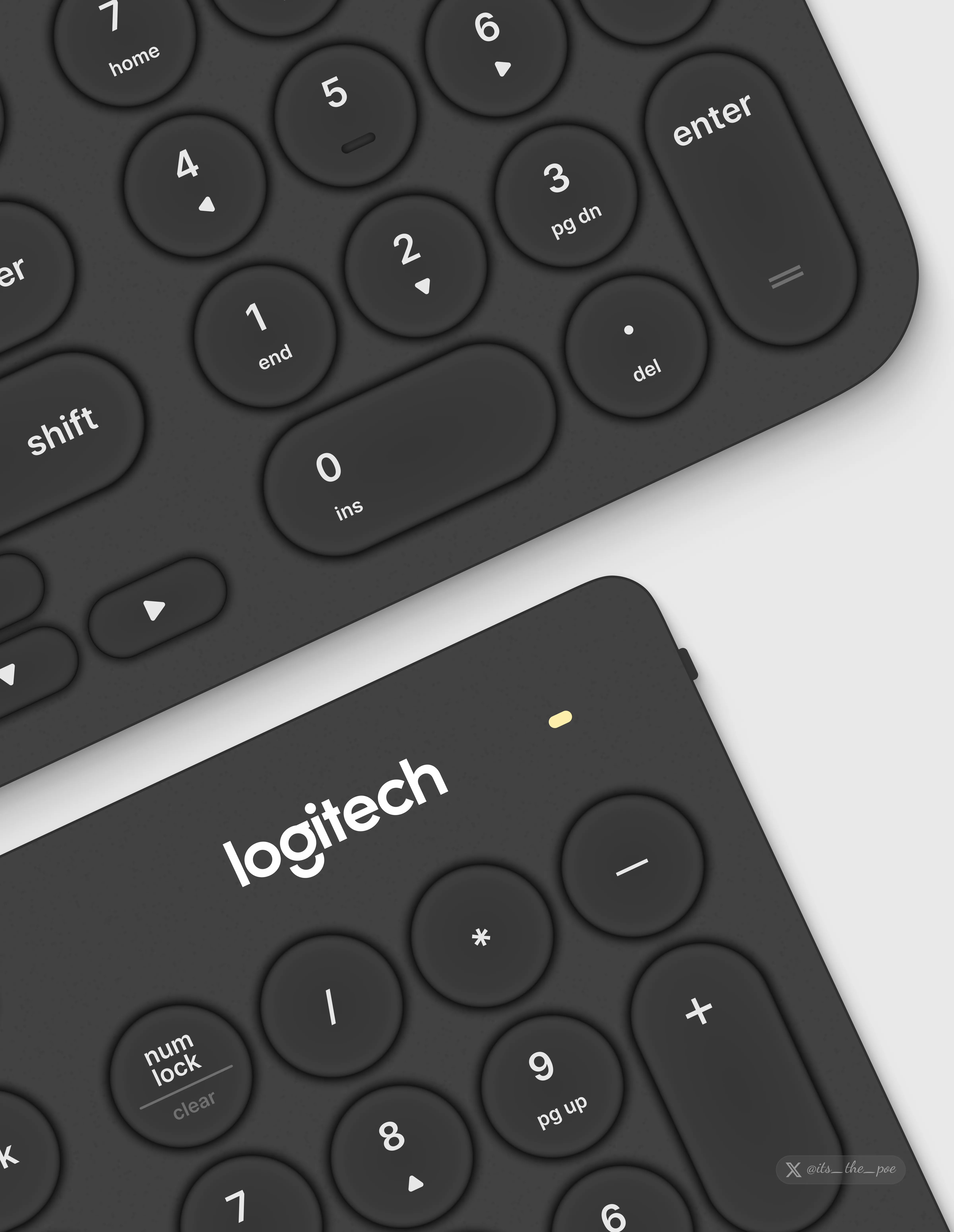 Logitech K170 keyboard illustration preview